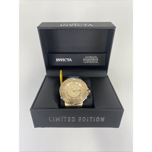 INVICTA Model 26114 Star Wars C3PO Automatic Limited Edition Watch 2017 NOS - Picture 2 of 11